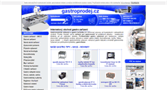 Desktop Screenshot of gastroprodej.cz