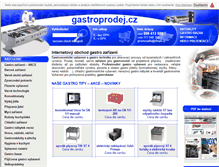 Tablet Screenshot of gastroprodej.cz